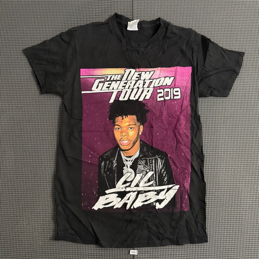Lil Baby The New Generation Tour 2019 T-Shirt Black Small City Girls Blueface